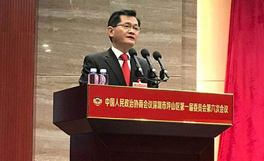 建言獻策，履職盡責 夏煒董事長在深圳坪山政協(xié)大會上發(fā)言 